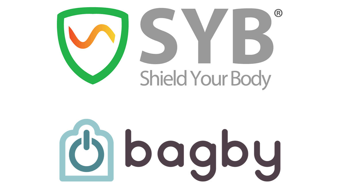 Shield Your Body & Bagby Image featuring the Shield Your Body (SYB) and Bagby logos—two wellness-focused brands led by R Blank, dedicated to EMF protection and digital balance.